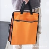 The elegant and simple vertical handbag is made of A4 plain weave material Application Scenario